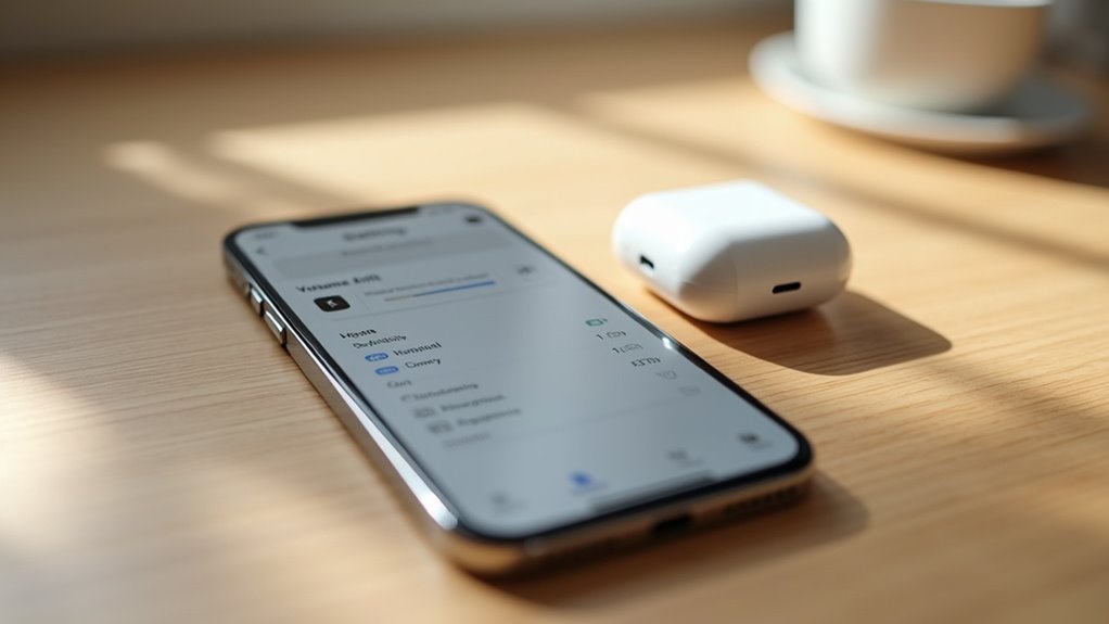 ustawienia bezpieczeństwa głośności AirPods
