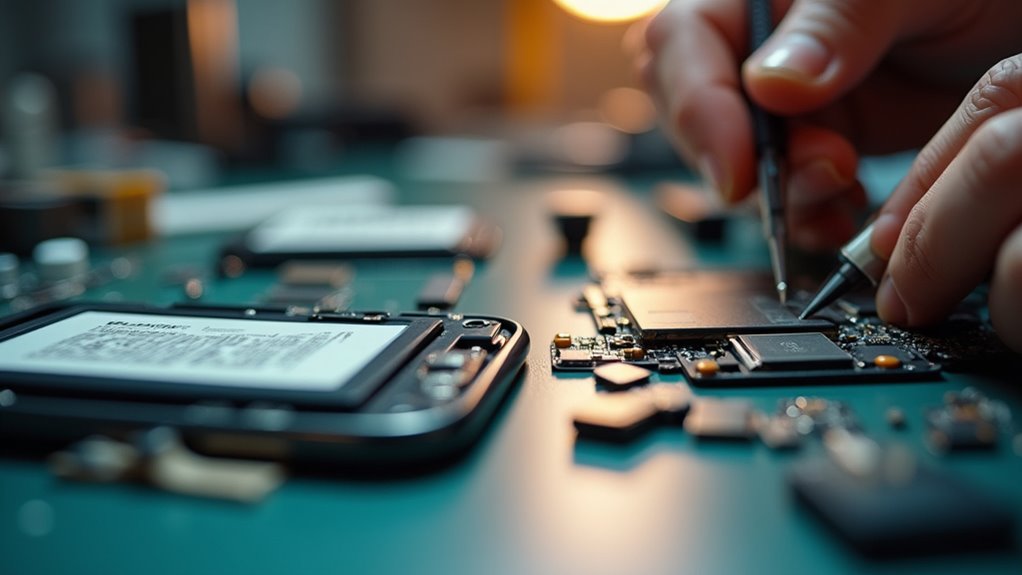 czas i koszt naprawy baterii iPhone'a w Apple vs. w serwisie niezależnym