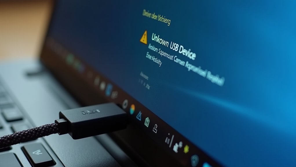 sprawdź nieznane wyłączone urządzenia usb