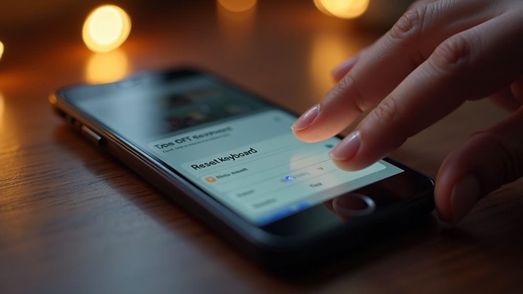 usuwanie wyuczonych wpisów klawiatury iOS