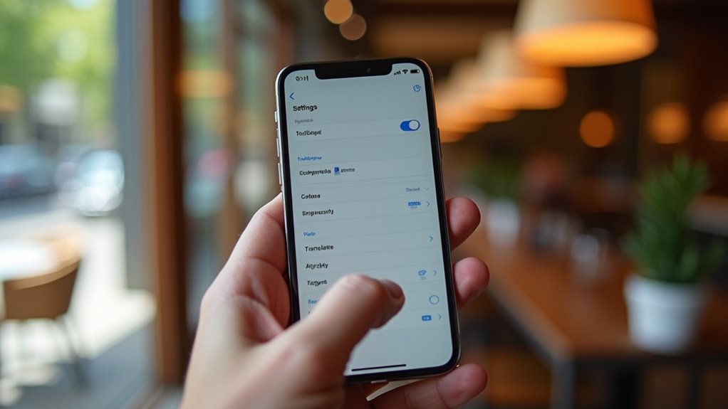 włącz aplikację tłumacz na iphone
