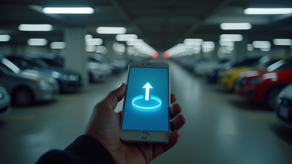 znajdowanie zgubionego samochodu na parkingu za pomocą iPhone'a