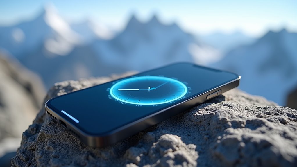 odczyty wysokości na podstawie barometru w iPhone'ie