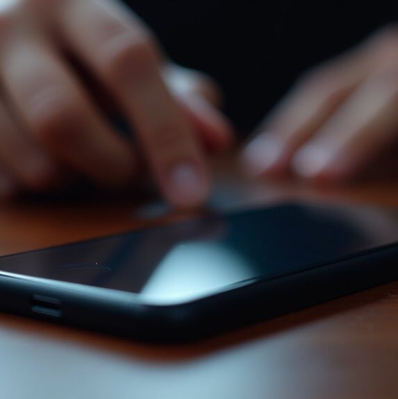 iPhone czarny ekran działający telefon