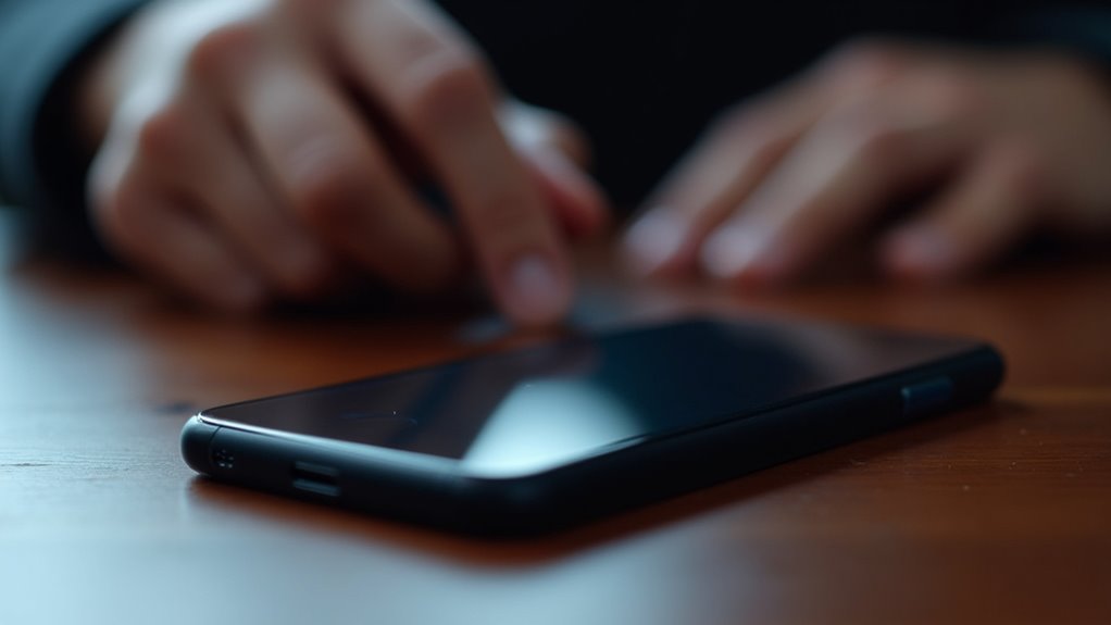 iPhone czarny ekran działający telefon