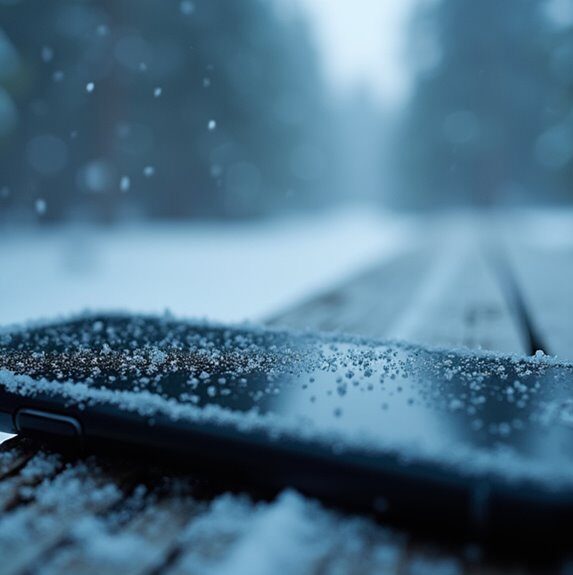 iPhone wyłącza się na zimnie
