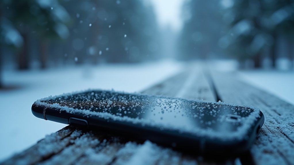 iPhone wyłącza się na zimnie