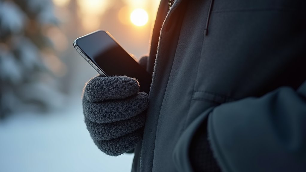 utrzymaj iPhone'a w cieple na zewnątrz