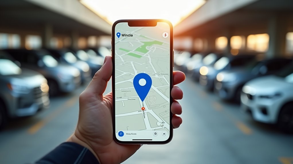 zaznacz samochód pinezką w Apple Maps